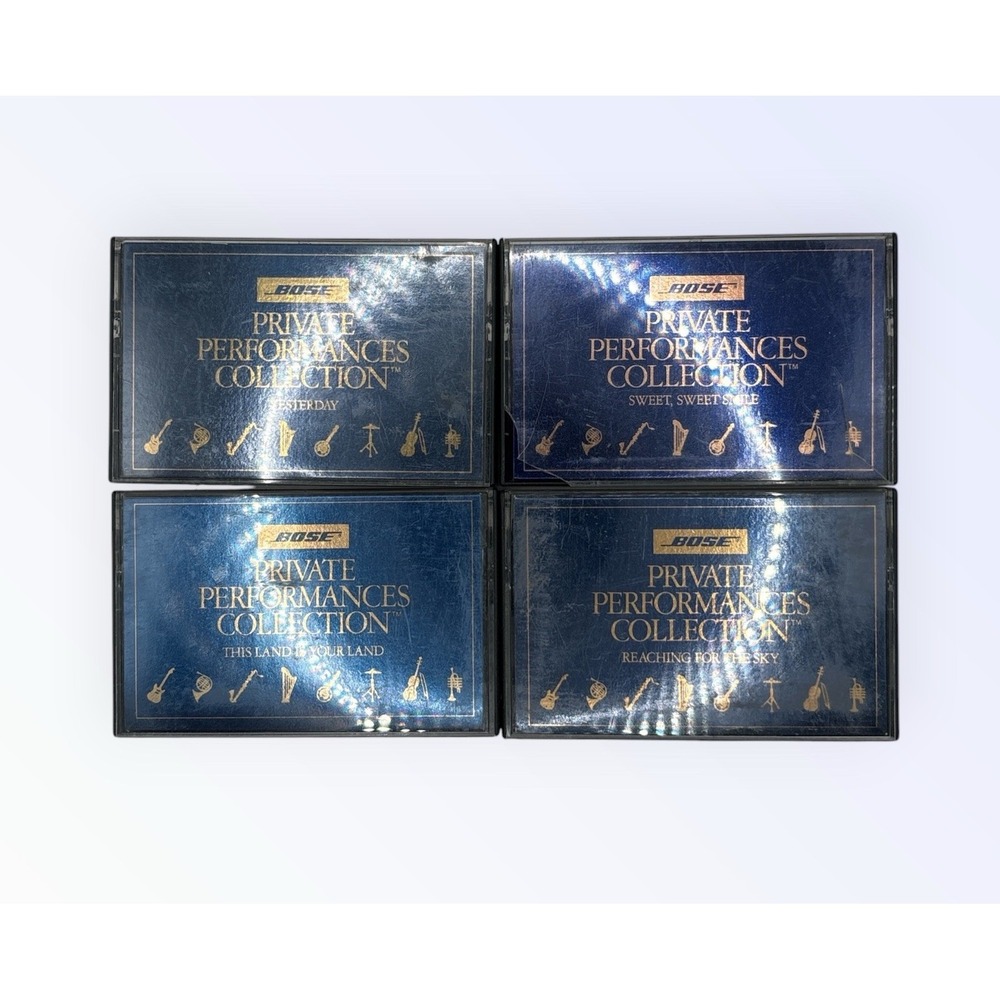 Bose Private Performances audio‎ cassettes TESTED Classical Music Lot Of 4